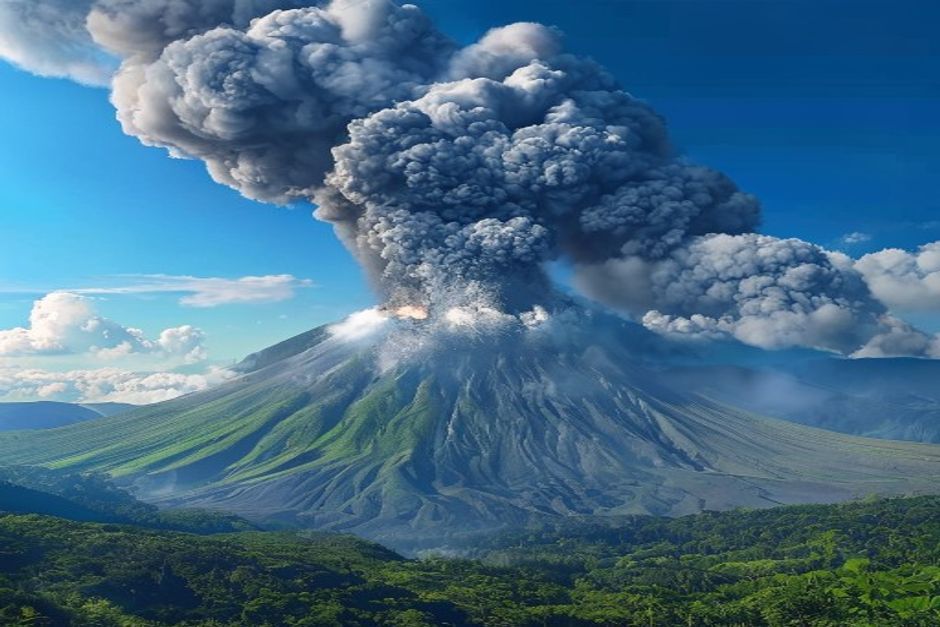 Mount Dukono Erupts, Climbers Safely Evacuated