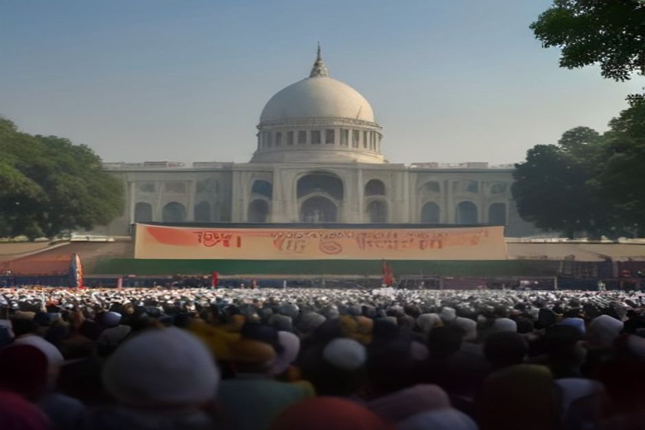 NDA vs Congress: Parliament Erupts Amidst Protests and Counter-Protests