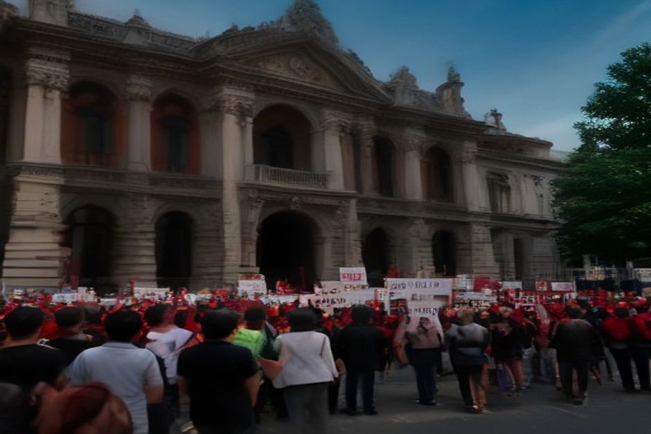 Protests Swarm Peter Thiel's Argentina Mansion Over 'Tech Law'