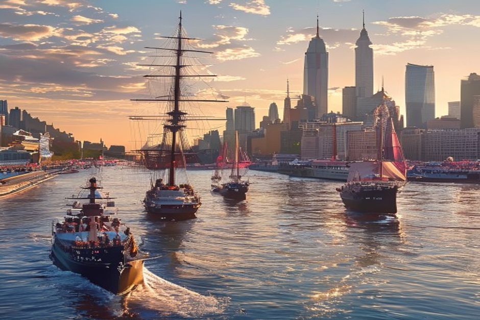 America's 250th: NYC Celebrates Big, Bloomberg Reports