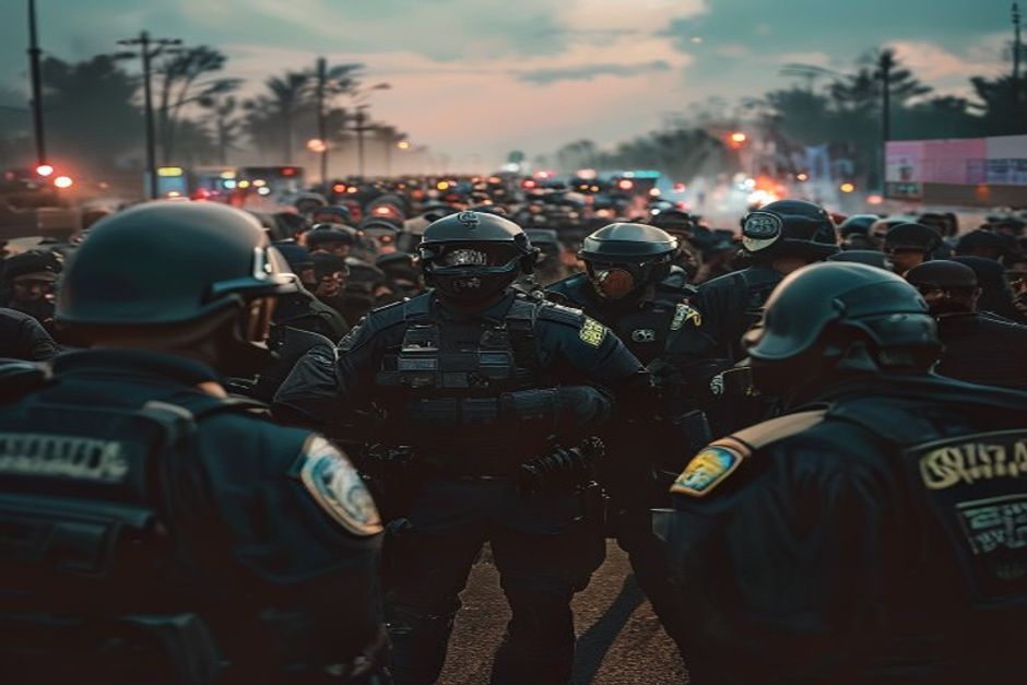 Highway Blockade Turns Violent
