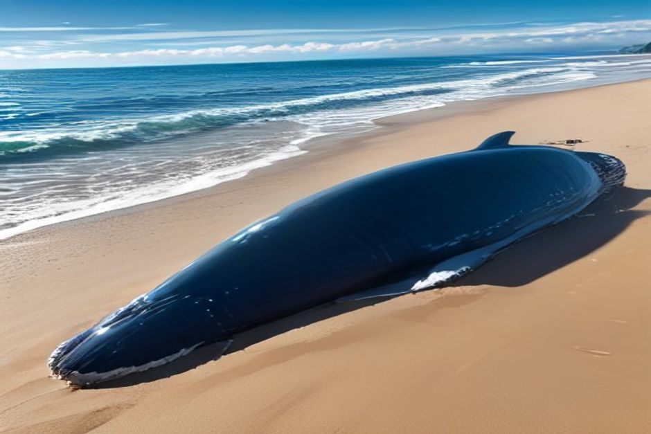 Whale Washed Ashore in Mexico