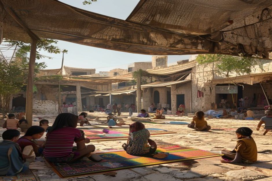 Lebanese School Becomes Shelter Amidst Displacement Crisis