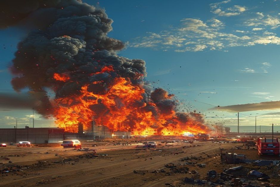 Deadly Warehouse Blast Rocks Mining Town