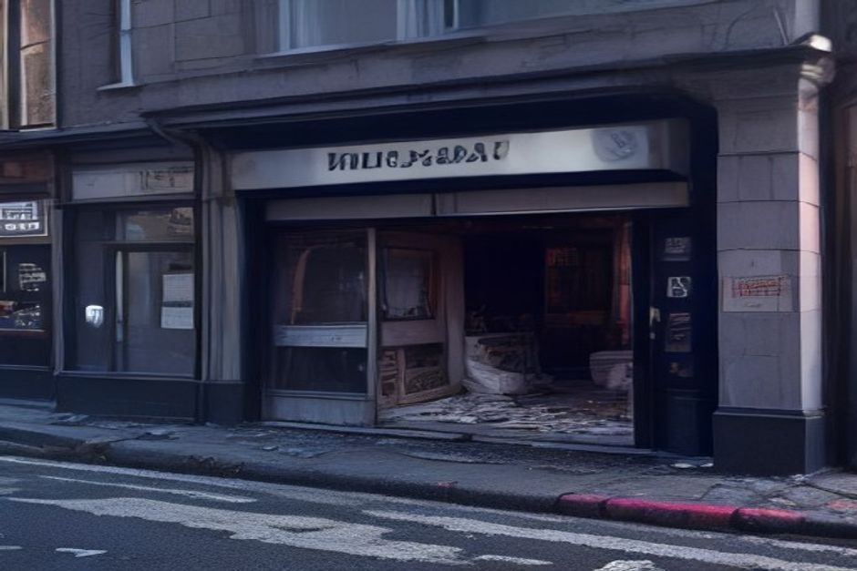 Car Smashes into Kebab Shop, Building Destroyed