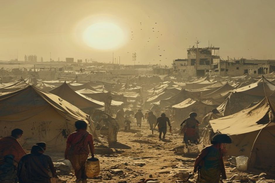 Gaza Heatwave Worsens Water and Shelter Crisis