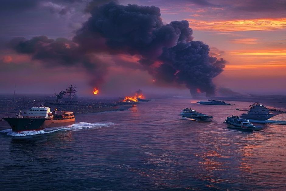 Strait of Hormuz rocked by explosions, Iran blames US