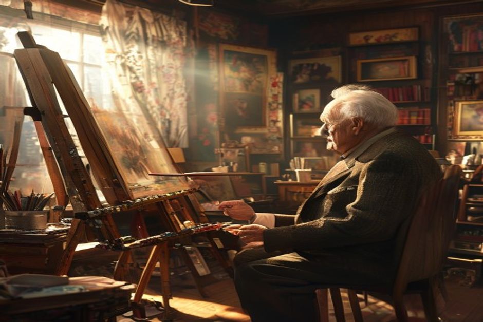 Churchill's Hidden Brushes: A Painter's Retrospective