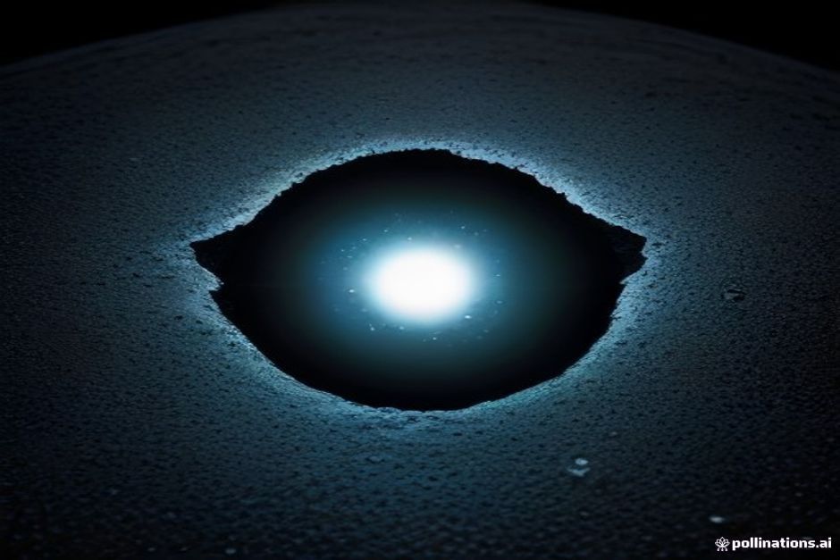 Magnetic vortex state of natural lunar γ-Fe