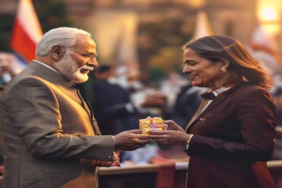 Modi's Sweet Gift Fuels Tech Stock Surge