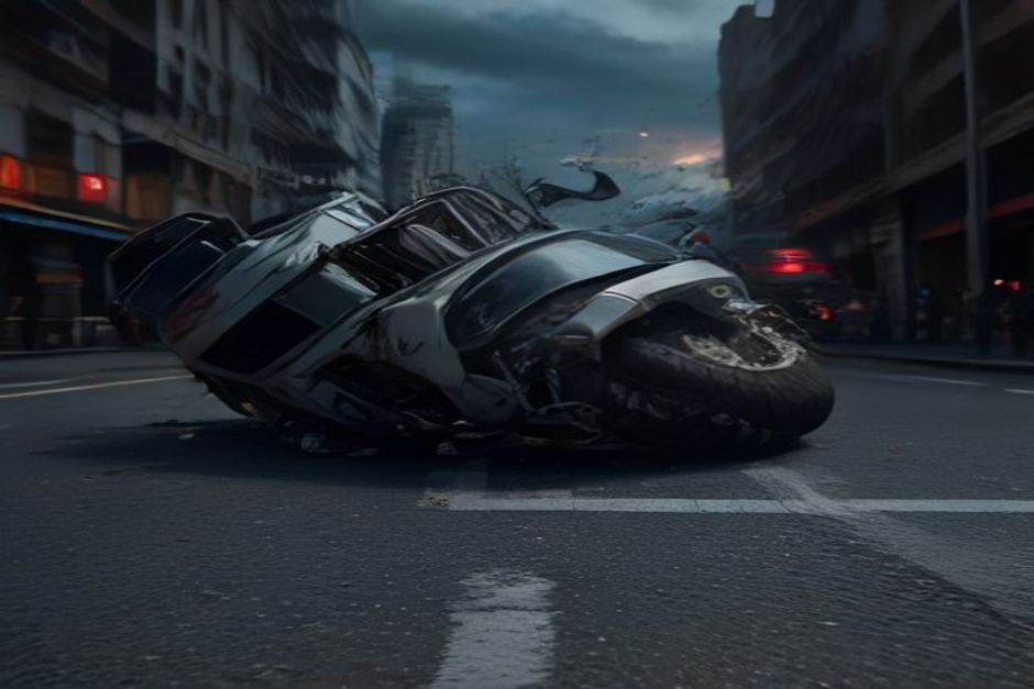 Motorcyclist's Miraculous Bus Entry Captured on Video