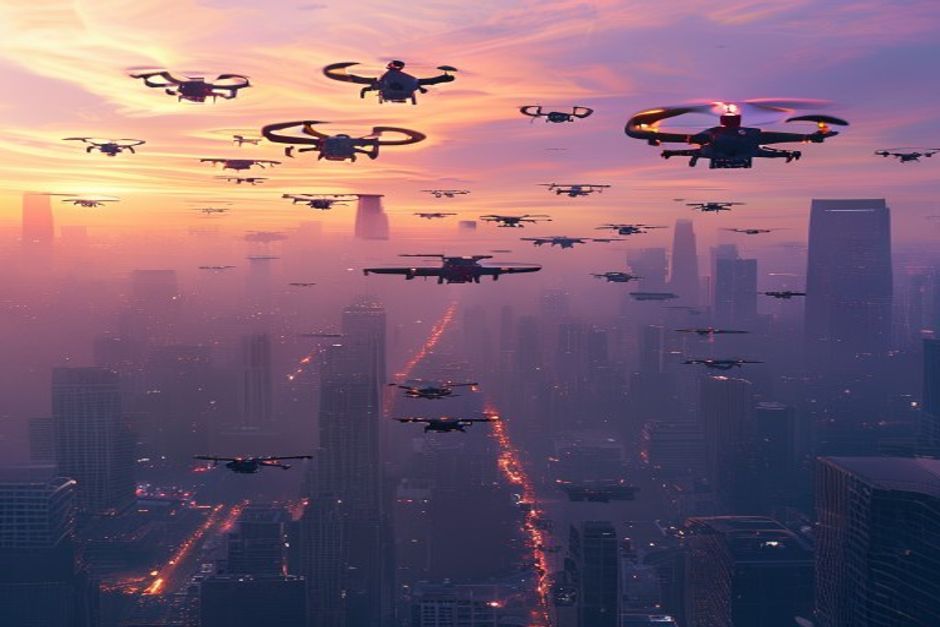 NASA Plans Future Skies for Drone Traffic