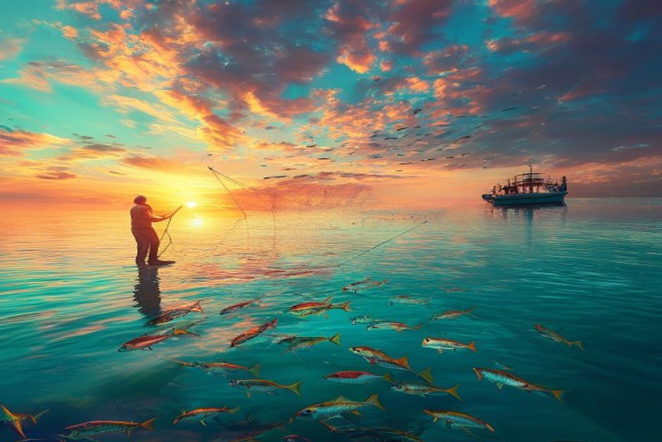 Fishermen Thrive During Ban Using Bait Strategy