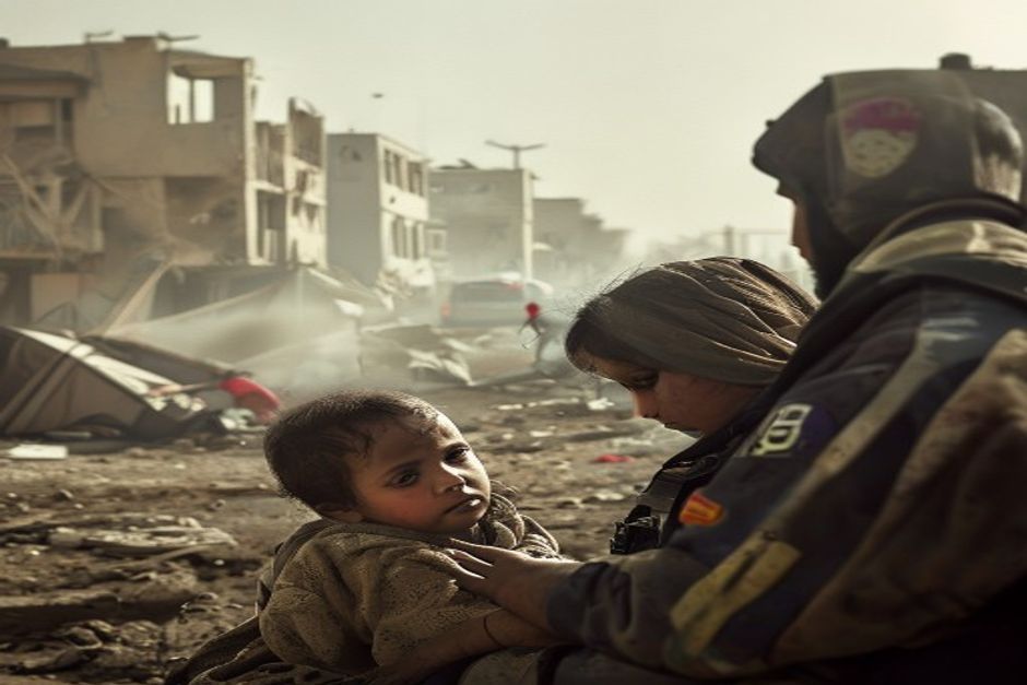 Gaza Airstrikes: Child Survivor Amidst Family Loss