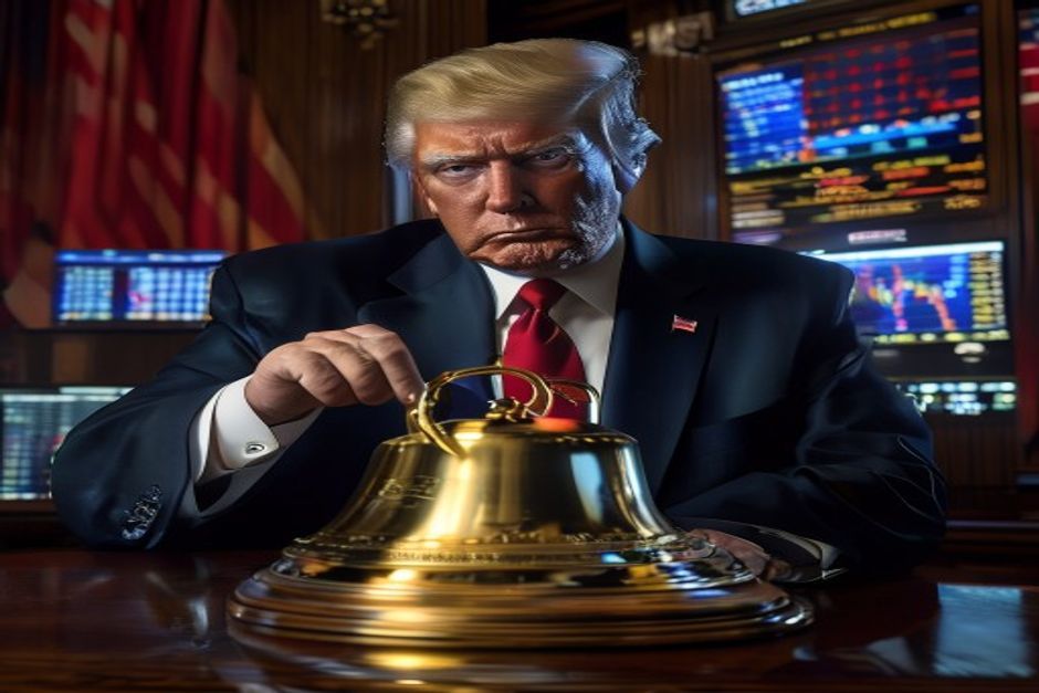 Trump's Stock Market Bell Ringing Goes Viral
