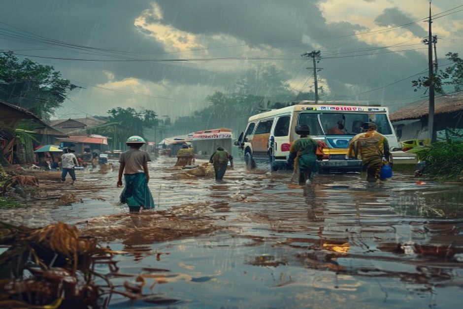Shah Assures Aid as Rains Lash Gujarat, Maharashtra
