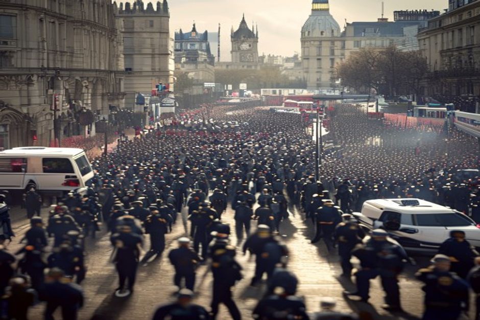 London on Edge: Police Brace for Clashing Protests