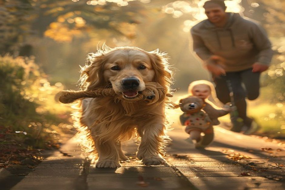 Golden Retriever's Kind Deeds Go Viral