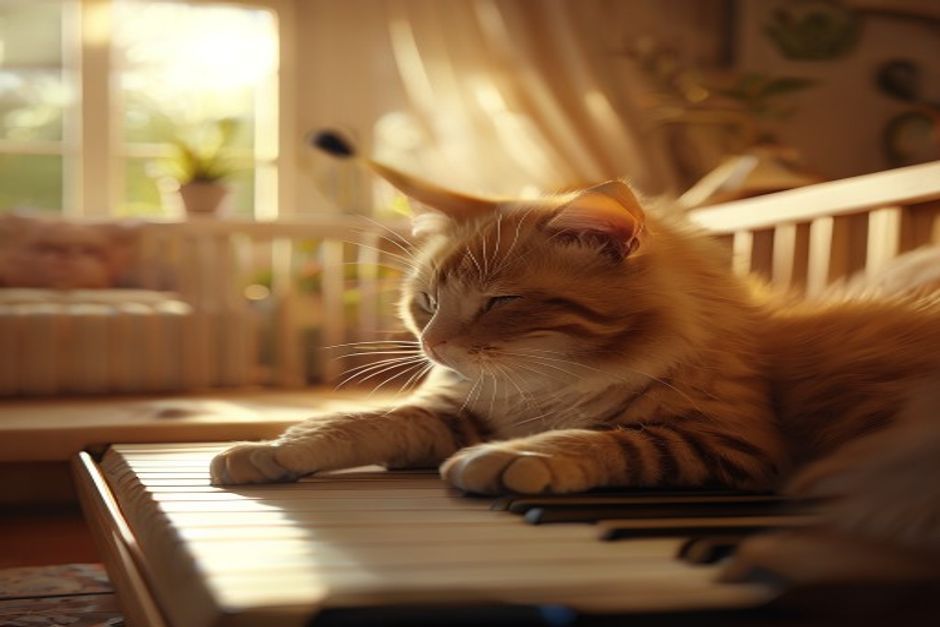 Viral Cat's Piano Lullaby Charms Millions Globally