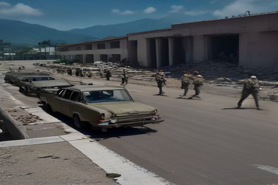 Earthquake Strikes Colombia, Soldiers Evacuate