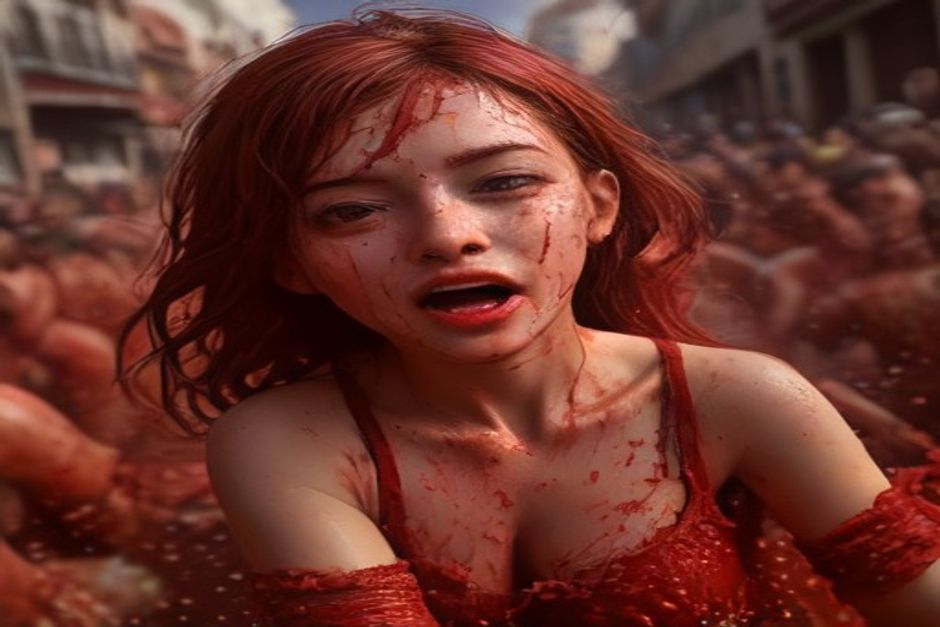 Tomato Chaos: Spain's La Tomatina Festival Unleashes Red Fury