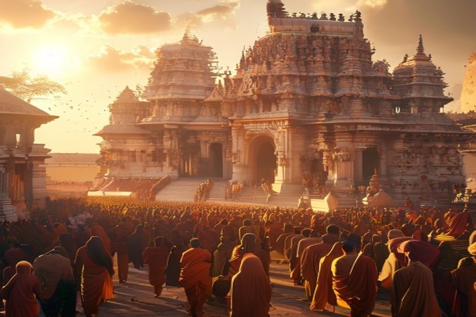 Srisailam Temple Sees Massive Visitor Surge