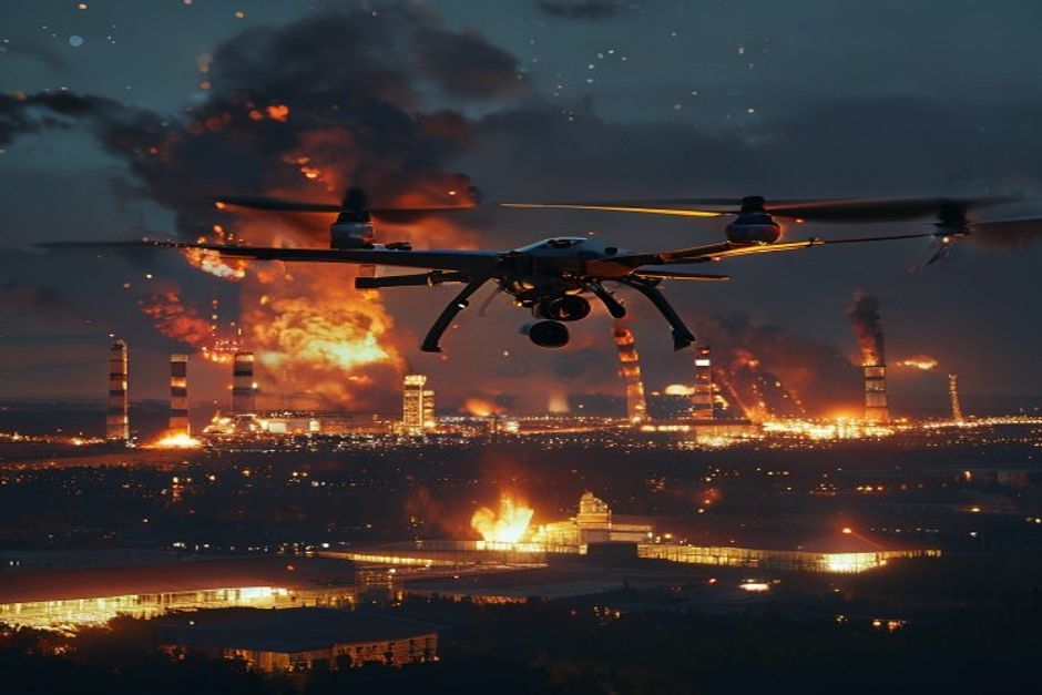 Ukraine Drones Strike Russian Oil Facilities