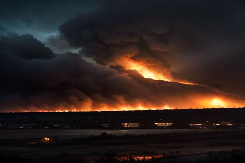 Wildberries Centre Engulfed in Flames