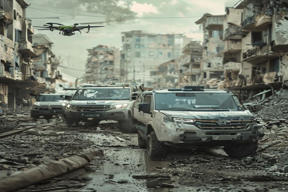 UN Aid Convoy Hit Twice by Drones in Kherson