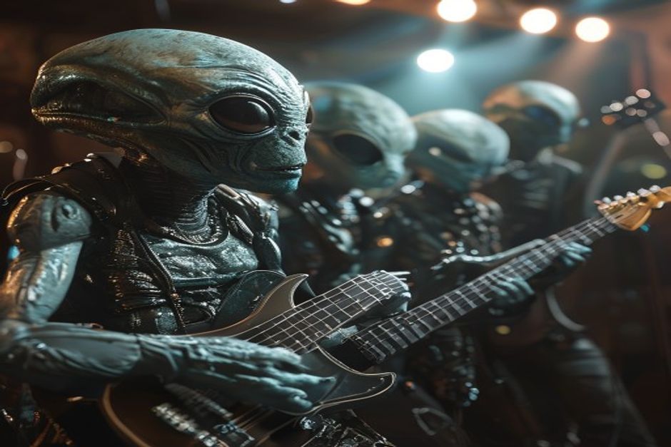 Alien Rock Duo Angine de Poitrine Goes Viral