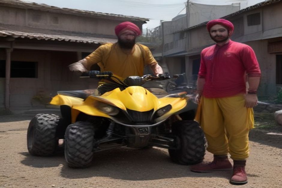 Punjabi Family's Bike Day Captures Culture
