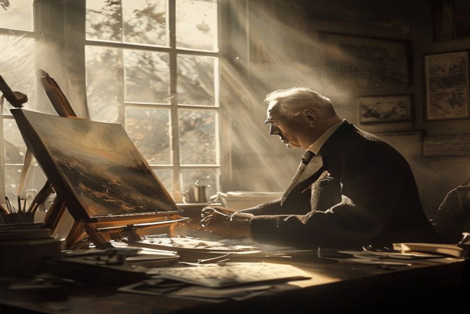 Churchill's Hidden Artistry: A Painter's Retreat